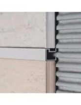 PERFIL ALUMINIO BRILLANTE CROAMDO LISTELLO CUAD COD:1431  9 X 9 MM  2,45MT