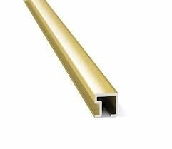 PERFIL ALUMINIO MATE  LISTELLO CUAD COD:1433  9 X 9 MM  2,45MT