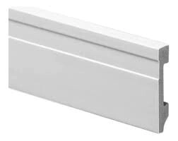 ZOCALO PISO EPS EXTRA LINE  COD :2320 100MM X 2,5 MT BLANCO