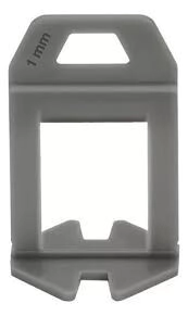 SEPARADORES CERAMICOS ARCO CLIPS 1MM COD:5092 X 150 UND GRIS