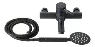 MONOCOMANDO DUCHA FLOWATER EXTERIOR TOWER NEGRA   FW-22003 *5%