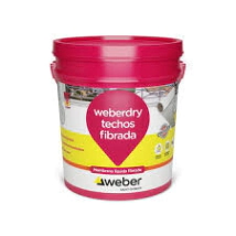 MEMBRANA FIBRADO 20KG WEBER TECHO F ROJO TEJA