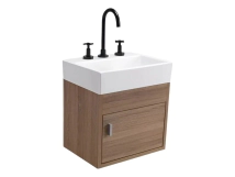 VANITORY GULLA COLG INTER MELA MARRON 3A  ABIERTO 43X32