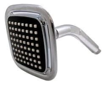 FLOR DE DUCHA  COMPLETO PVC MOZART CUADRADA 10X10 LISA U9378 *10%