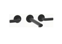 GRIFERIA LAVATORIO PARED EMBUTIR PEIRANO LIVE NEGRO BLACK CC LEVER 62199N