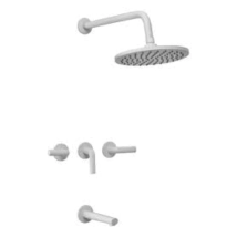 GRIFERIA DUCHA PEIRANO,  CC LIVE BLANCO WHITEK LEVER 80199B EMBUTIDO