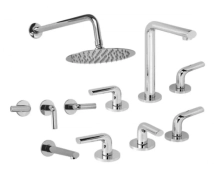 GRIF BA&Ntilde;O PEI CC LIVE CROMO LEVER (lavat mesada)