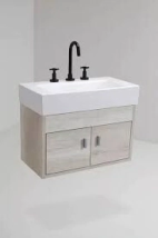 VANITORY GULLA COLG BELLA MELA MARRON 3A  61x32 ABIERTO 17017