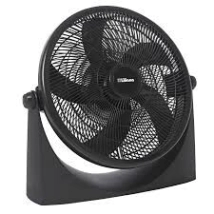 VENTILAD LILIANA TURBO VTF20P 20' RECLINAble - piso/pared/techo Negro