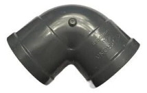 PISCINA CODO 50 HH 90&ordm; GRIS   *10%