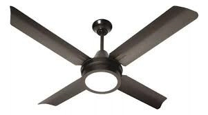 VENTILAD TECHO EVERE NEGRO LUZ EV050L.   *5%