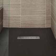 DESAGUE LINEAL ATRIM RIO ABS ONDAS WAVE -ACERO INOX 60CM COD:DPP600T07