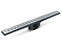 DESAGUE LINEAL ATRIM RIO ABS ONDAS WAVE -ACERO INOX 60CM COD:DPP600T07