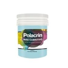 PINTURA LATEX BLANCO POLACRIN PRIMIUN 20 LTR EXT/INT**LAVABLE**