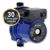BOMBA PRESURIZADORA VASSER MINI 120W PRE 1 **HASTA 1 BA&Ntilde;O**  Alt Max 9mt 1800L/H  Conexion Union/Mov