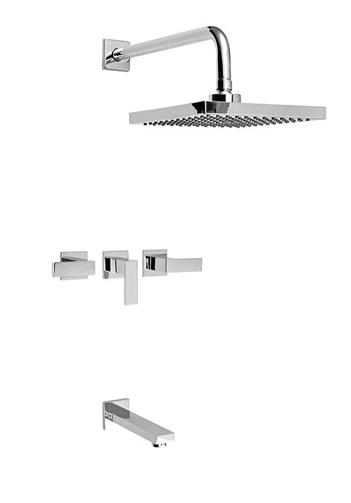 GRIF DUCHA PIAZZA LEVEL NEGRO EMB. C/TRANS 21206NE*10% stock