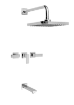 GRIF DUCHA PIAZZA LEVEL NEGRO EMB. C/TRANS 21206NE*10% stock