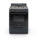 COCINA ORMAY TEMPO NEGRO timer sonoro+reja fund+encendido+uz+ 57,60 cm.