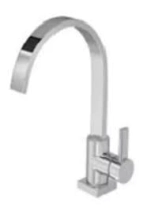 MONOCOMANDO MESADA RG ALTO PICO FUNDIDO  ZAZZERI  **5% COD 061