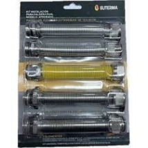 FLEXIBLE GAS APROB KIT CALDERA DUAL (mixta) DINATECNICA (1.flex gas ext+4,agua ext 30cm) 41014