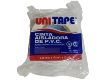 CINTA AISLADORA BLANCA PVC X 10 MT * 7 %