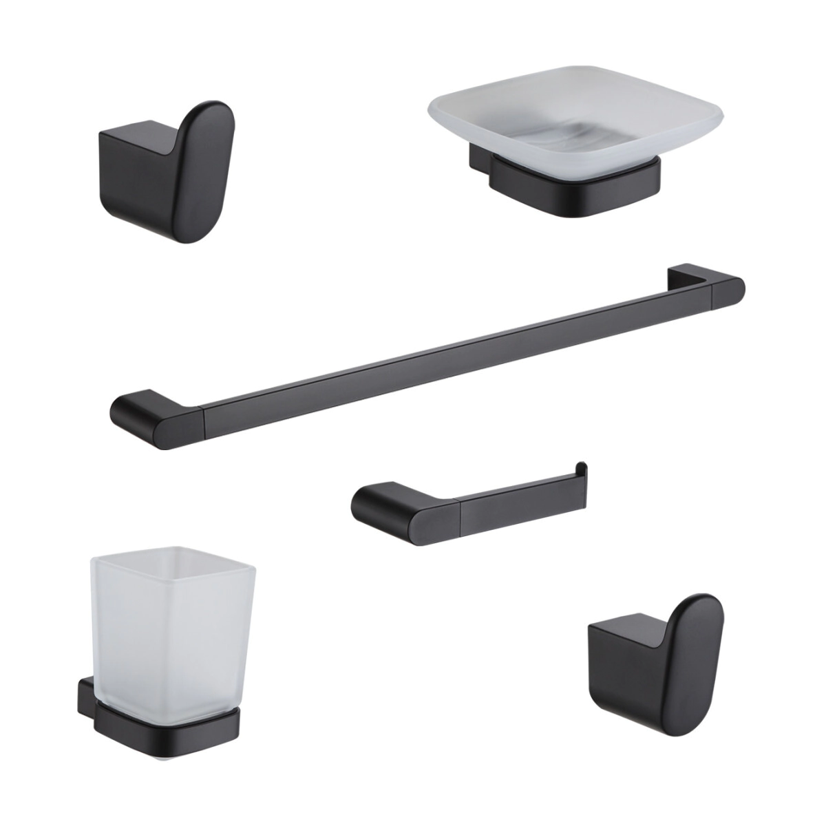 KIT ACCESORIOS PEIRANO 16000 SORIA BLACK 16006BL Negro