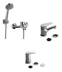 COMBO MONOCOMANDO FV COMPACTA (LAVATORIO + BIDET + DUCHA EXT)