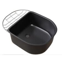 SECAPLATO INOXIDABLE JOHNSON CON PILETA LUXOR NEGRA (ABS) APIACLUN