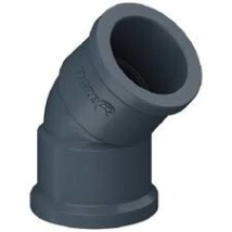 PISCINA CODO 63 HH 45&ordm; GRIS