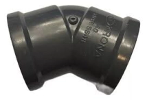 PISCINA CODO 50 HH 45&ordm; GRIS   *10%