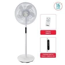 VENTILADOR LILIANA PIE VP16D DIGITAL blanco Estetic 16�Contr Remoto+comando touch+4v+65w+