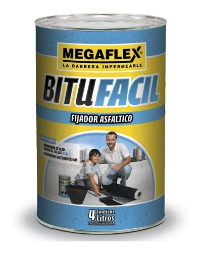 PINTURA ASFALTICA X4 LT MEGAFLEX BITUFACIL **PROMO SEPTI**