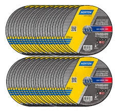 COMBO DISCO CORTE 115 X 1.00 NORTON STANDAR CAJA 24 UNIDADES