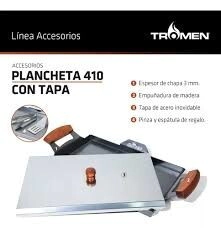 TROMEN PLANCHETA 410 C/TAPA 41X27 tapa inox+espatla