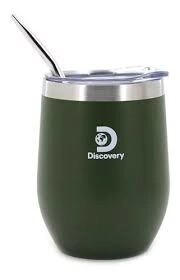 MATE DISCOVERY 350ML VERDE ACERO c/tapa silicona