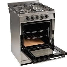 COCINA FLORENCIA SEMI INDUSTRIAL 5818 INOX.(sin valvula)Reja fund+ladr refract+puerta vidrio