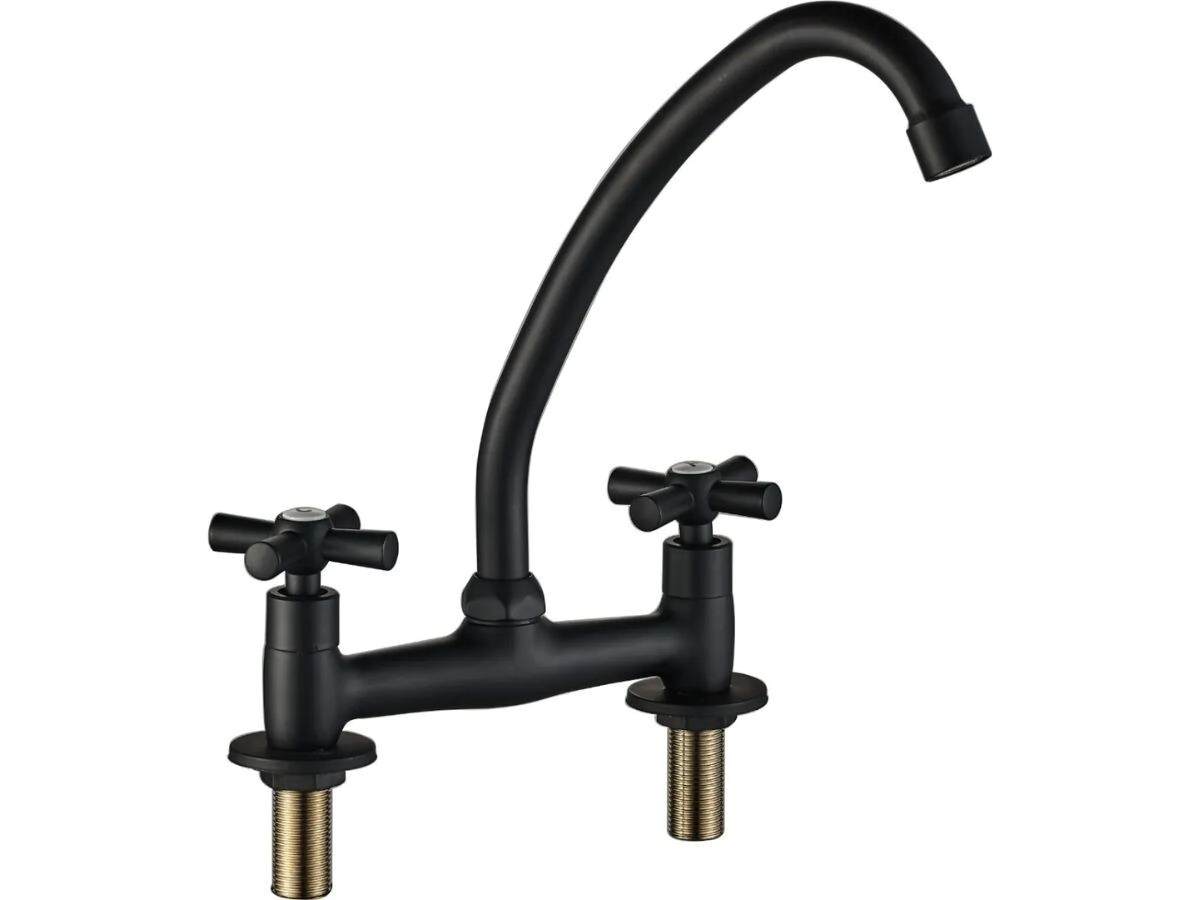 GRIFERIA  MESADA COCINA  NOAR TG NEGRO VT-NO-MM