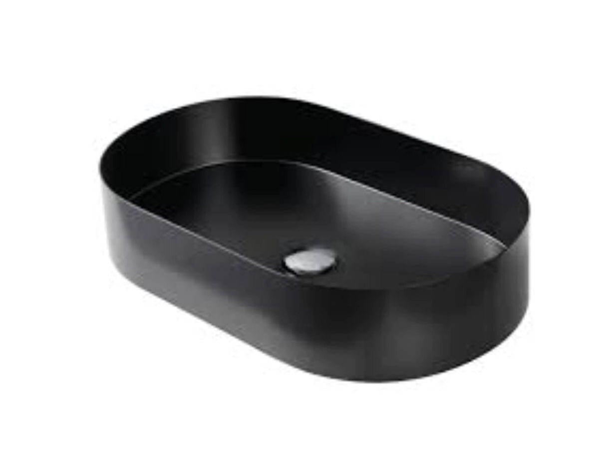 BACHA MARMOLINA COZIMAX  OVAL Z101447 "NIMBUS" BACHA APOYO NEGRO