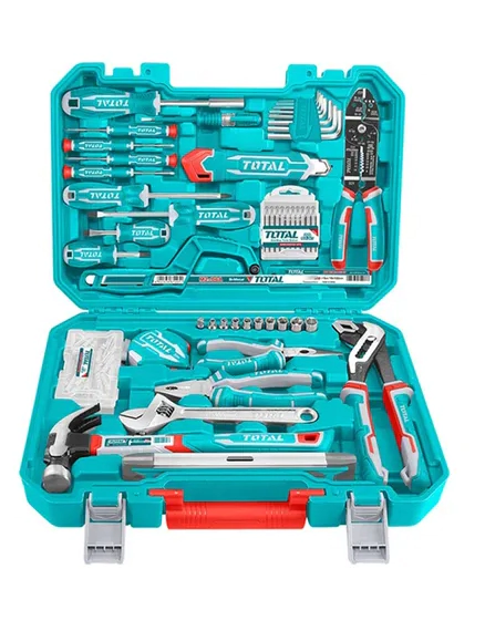 CAJA DE HERRAMIENTAS MANUALES DE 168PCS  TOTAL THKTHP21686-4