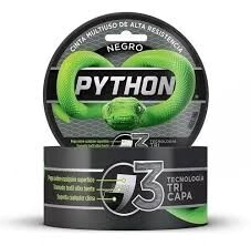 CINTA AISLADORA NEGRA PYTHON PVC X 10 MT