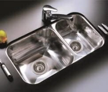 BACHA COCINA DOBLE JOHNSON SEGUNDA P2DRR37S 64X34X14