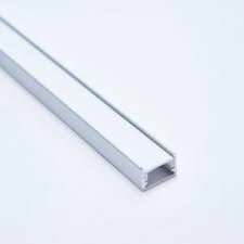 PERFIL ALUMINIO CROMO RECTO " U "10 X10  X 2500 M  COD :AUR80S MOLDUMET