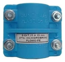 JUNTAMAS REPARACION EXTRA-LARGA PVC 90  COD:233 AZUL
