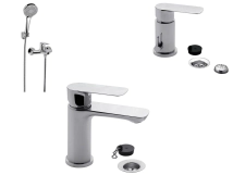 COMBO MONOCOMANDO  BA&Ntilde;O FV COTY COMPLETO (LAVATORIO  BAJO+BIDET+DUCHA EMB)