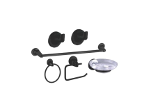 KIT AC PIAZZA NOVA 6 PIEZAS NEGRO 10% 50066100