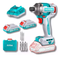 ATORNILLADOR INALAMBRICO DE IMPACTO 20 V 1/4 TOTAL INDUSTRIAL TIRLI2028-4 (MALETIN C/2BATERIA)