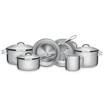 SET OLLA TRAMONTINA 65510/200 INOX SOLAR 6 PIEZAS