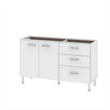 BAJO 140 DIELFE ECO ARMAR BLANCO, Sin corredera, sin mesada