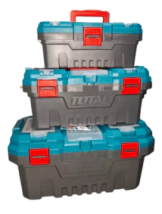 CAJA DE HERRAMIENTA SET X 3 PLASTICO TOTAL TPBXK0031 (14