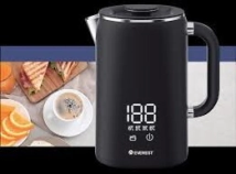 PAVA ELECTRICA  EVEREST DIGITAL NEGRO 1,7l 1500w 5 temperaturas LM1703